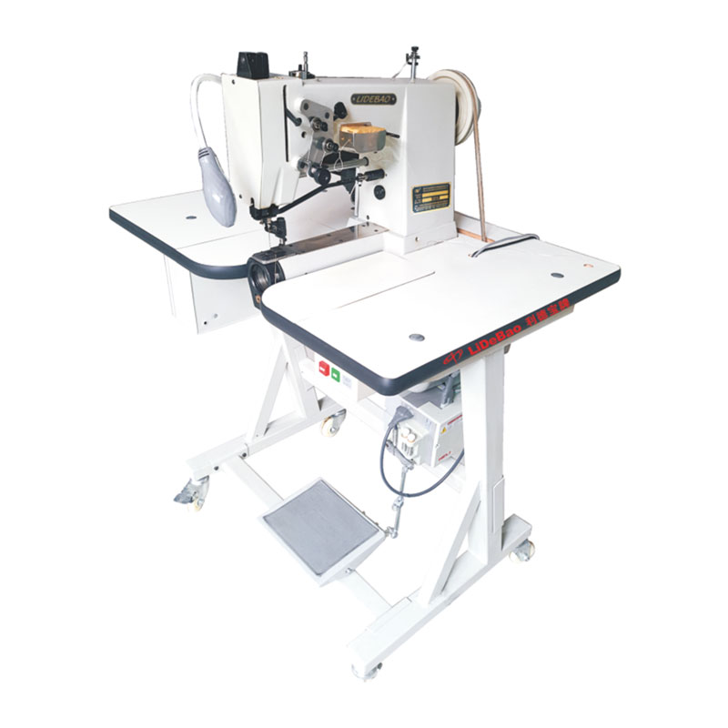 Máquina de coser con patrón de brazo cilíndrico de aguja simple/doble